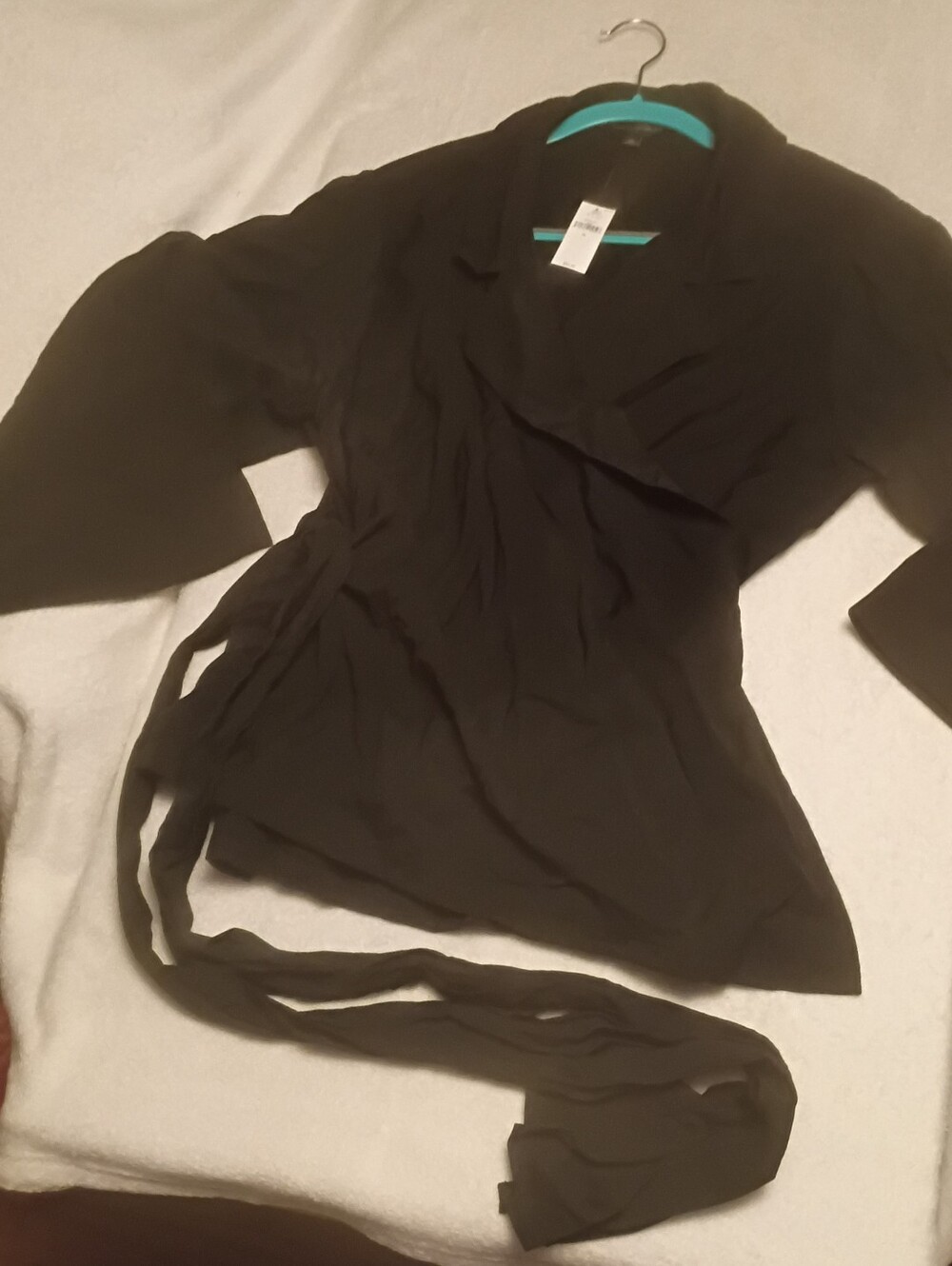Banana Republic black wrap garment